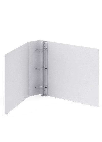 QuickFit Landscape Binder - 11x17 Inch Heavy Duty D-Ring Binder For Large Documents